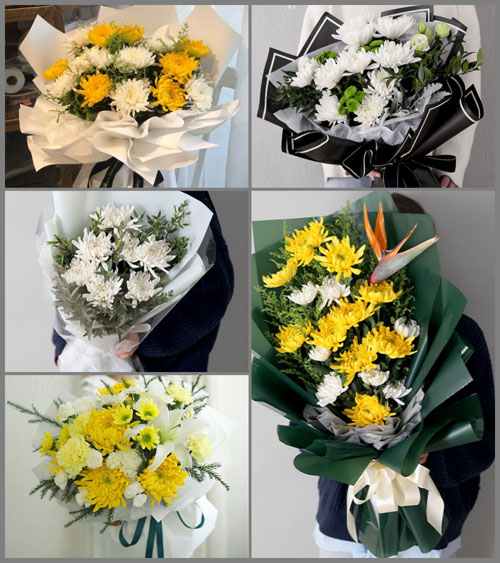 福建莆田涵江区萩芦镇东张村白事花束代送